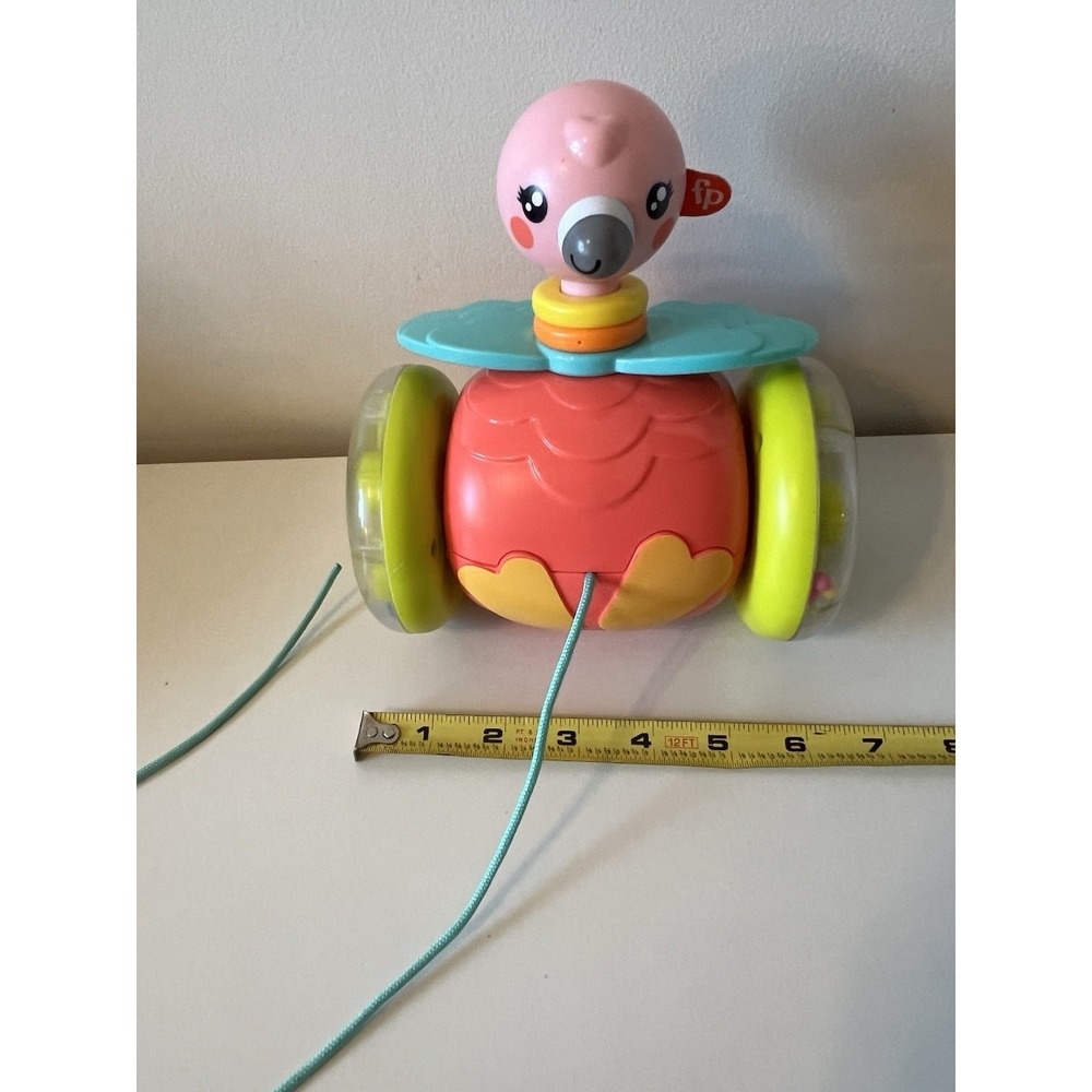 Fisher Price Paradise Pals Pull Along Flamingo- Ages‎ 12+ months